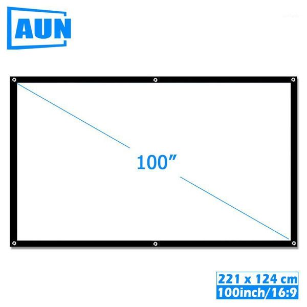 projection screens aun 100 inch 16:9 portable projector screen white cloth material outdoor type support c80 f30 m18 led home theater, p1
projection screens aun 100 inch 16:9 portable projector screen white cloth material outdoor type support c80 f30 m18 led home theater, p1