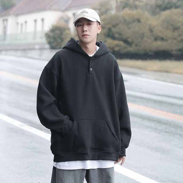 the 2021 men's hooded nightgown loose autumn and winter new clothes addition to velvet thick coat harbor in wind 7q3e, Black
the 2021 men's hooded nightgown loose autumn and winter new clothes addition to velvet thick coat harbor in wind 7q3e, Black