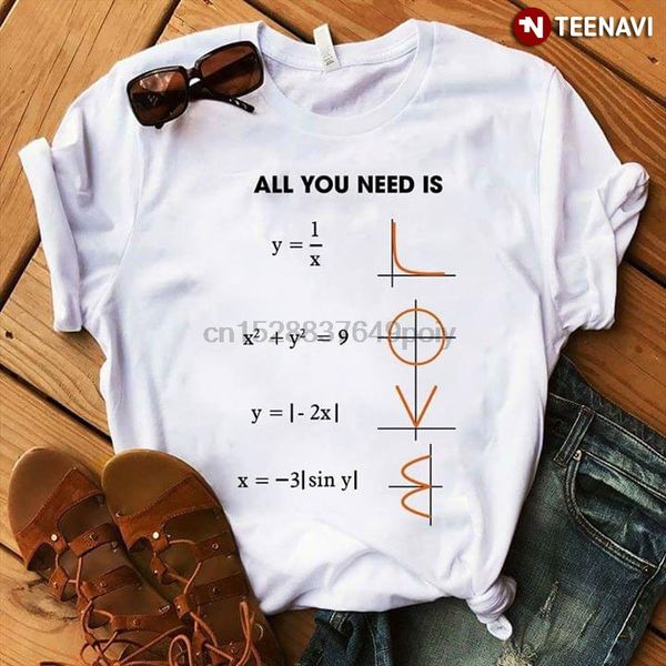 all you need is love math t-shirt sport hooded sweatshirt hoodie
