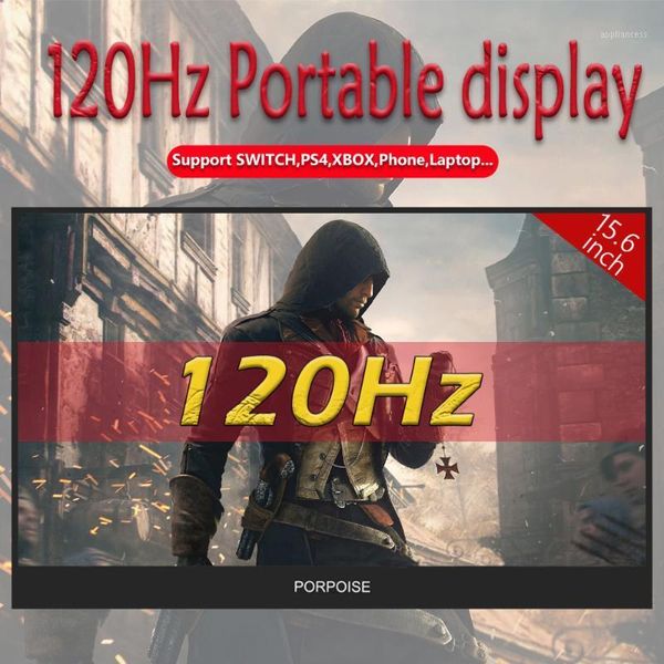 monitors 15.6-inch portable display narrow-edge 1080p resolution 120hz refresh rate screen for ps4 switch gaming monitor1
monitors 15.6-inch portable display narrow-edge 1080p resolution 120hz refresh rate screen for ps4 switch gaming monitor1