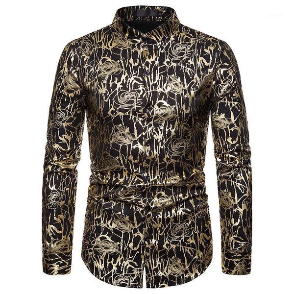 nightclub casual men's fashion henry collar design shirt rose stamping long-sleeved shirt1, White;black
nightclub casual men's fashion henry collar design shirt rose stamping long-sleeved shirt1, White;black