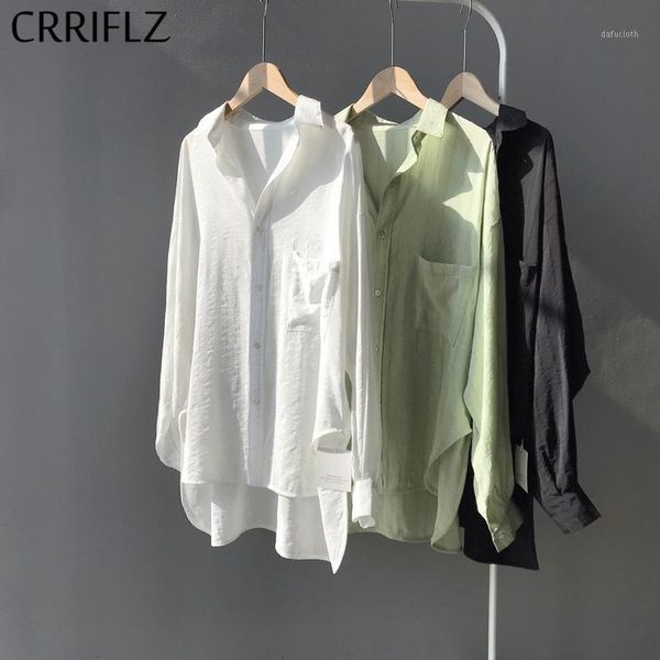 spring summer lantern sleeve blouse women medium long solid pocket single breasted shirt female split blouse crriflz1, White
spring summer lantern sleeve blouse women medium long solid pocket single breasted shirt female split blouse crriflz1, White