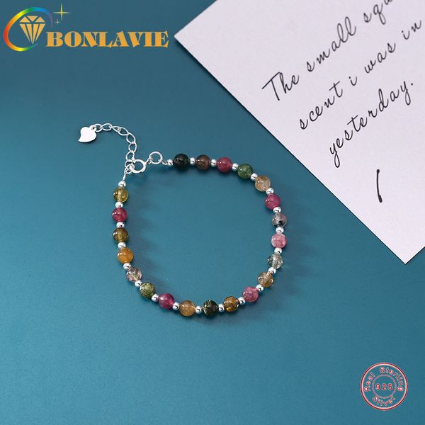 bonlavie natural tourmaline sliver beads bracelet ornament simple 925 silver bracelet girlfriend gift 1028, Black
bonlavie natural tourmaline sliver beads bracelet ornament simple 925 silver bracelet girlfriend gift 1028, Black