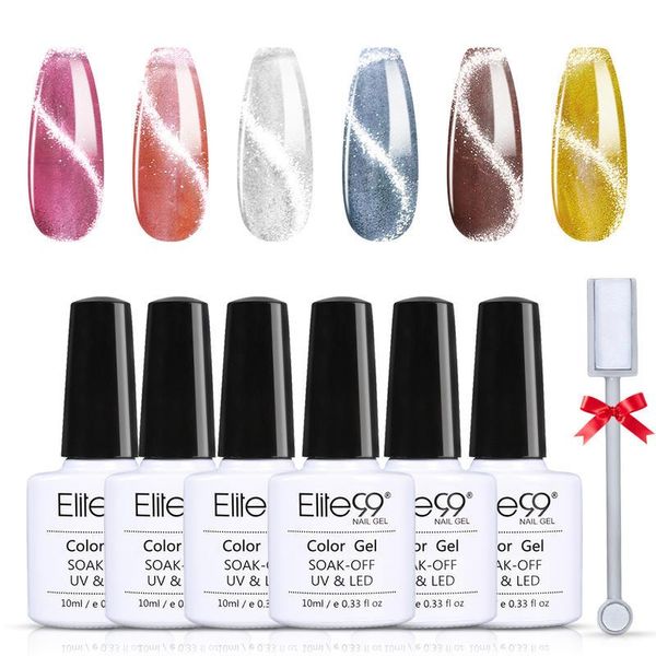 elite99 6pcs/set platinum uv gel nail kits cat's eye gel polish vernis hybrid nails glitter manicure 10ml crystal cat eye enamel
elite99 6pcs/set platinum uv gel nail kits cat's eye gel polish vernis hybrid nails glitter manicure 10ml crystal cat eye enamel