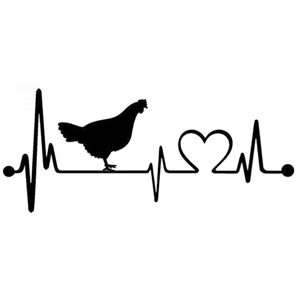 18.1cm*7.6cm chicken heartbeat lifeline vinyl car-styling stickers decals black/silver s3-4946
18.1cm*7.6cm chicken heartbeat lifeline vinyl car-styling stickers decals black/silver s3-4946