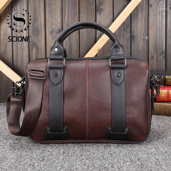 scione fashion new leather travel bags with side pockets for men,rivet & hasp travel man bag,casual male business bolsas1
scione fashion new leather travel bags with side pockets for men,rivet & hasp travel man bag,casual male business bolsas1