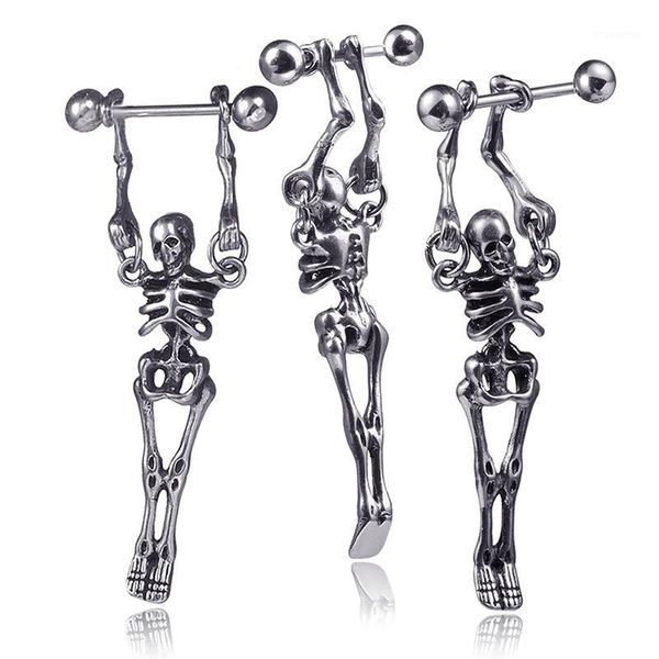 wiwi 1pcs fashion stainless steel bone stud earrings for men ear human body novelty punk earring gothic jewelry1, Golden;silver
wiwi 1pcs fashion stainless steel bone stud earrings for men ear human body novelty punk earring gothic jewelry1, Golden;silver