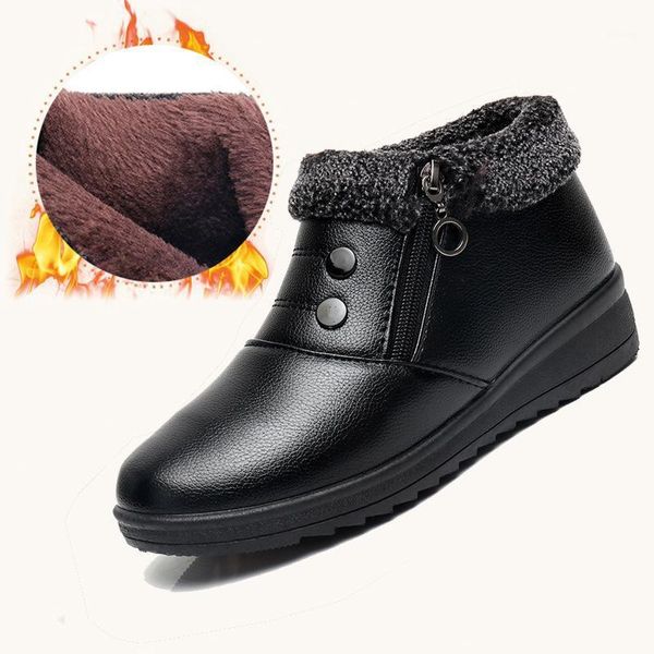 women's cotton shoes ankle boots plus velvet warm soft bottom non-slip shoes winter casual ankle women's boots1, Black
women's cotton shoes ankle boots plus velvet warm soft bottom non-slip shoes winter casual ankle women's boots1, Black