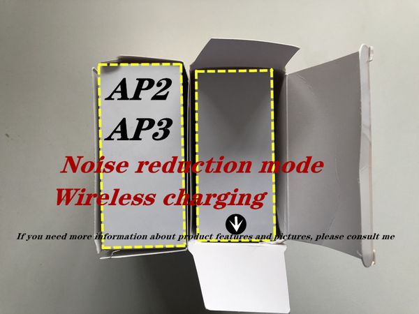 2020ap2 ap3 pro h1 chip wireless charging generation 3nd 2nd sensor rename gps positioning bluetooth headphones auto paring earphones
2020ap2 ap3 pro h1 chip wireless charging generation 3nd 2nd sensor rename gps positioning bluetooth headphones auto paring earphones