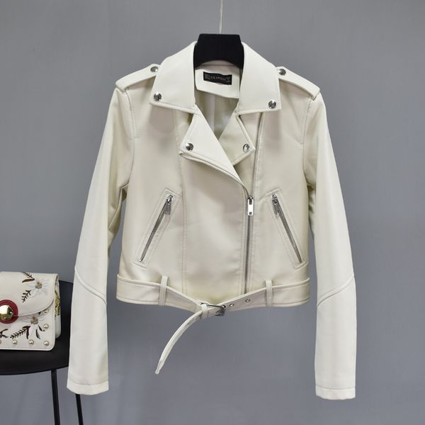 2021 new spring autumn plutonium of women leather jacket high jackets with belt m8vm, Black
2021 new spring autumn plutonium of women leather jacket high jackets with belt m8vm, Black