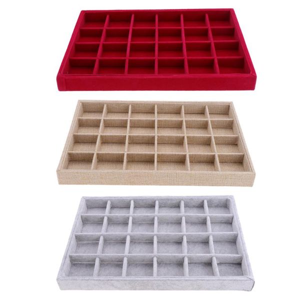 fashion portable velvet stackable 24 grid jewelry tray showcase display organizer ring jewelry holder storage case, Pink;blue
fashion portable velvet stackable 24 grid jewelry tray showcase display organizer ring jewelry holder storage case, Pink;blue