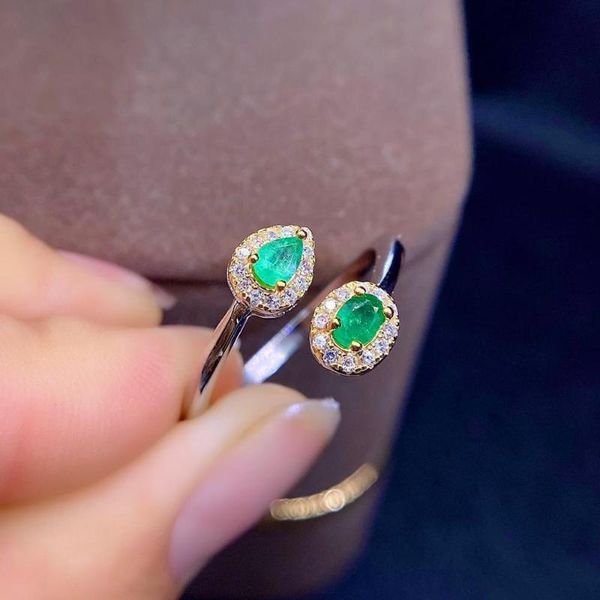 cluster rings shilovem 925 sterling silver real natural emerald fine jewelry women trendy wedding open wholesale 3*4mm jcj0304523agml, Golden;silver
cluster rings shilovem 925 sterling silver real natural emerald fine jewelry women trendy wedding open wholesale 3*4mm jcj0304523agml, Golden;silver