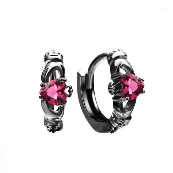 hoop & huggie fashion pink green blue zircon black gun plated love earrings summer product jewelry for women distribution1, Golden;silver
hoop & huggie fashion pink green blue zircon black gun plated love earrings summer product jewelry for women distribution1, Golden;silver