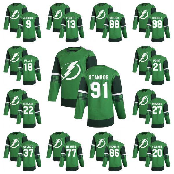 tampa bay lightning 2020 st. patricks day jersey steven stamkos nikita kucherov tyler johnson mcdonagh yanni gourde vasilevskiy paquette, Black;red
tampa bay lightning 2020 st. patricks day jersey steven stamkos nikita kucherov tyler johnson mcdonagh yanni gourde vasilevskiy paquette, Black;red