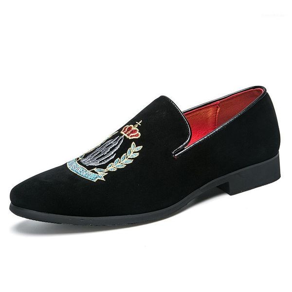 dress shoes men loafers back fashion embroidery velvet casual driving size 38-451, Black
dress shoes men loafers back fashion embroidery velvet casual driving size 38-451, Black