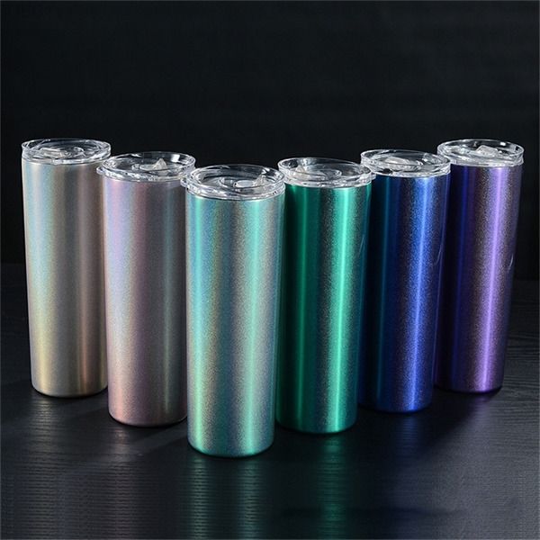 20oz tumbler rainbow skinny paint stainless steel vacuum insulated straight cup beer coffee mug glasses with lids and straw a05
20oz tumbler rainbow skinny paint stainless steel vacuum insulated straight cup beer coffee mug glasses with lids and straw a05