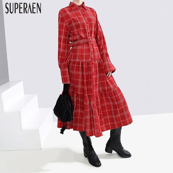 superaen europe new fashion plaid dress women pluz size loose autumn and winter 2019 ladies dress cotton women clothing1, Black;gray
superaen europe new fashion plaid dress women pluz size loose autumn and winter 2019 ladies dress cotton women clothing1, Black;gray
