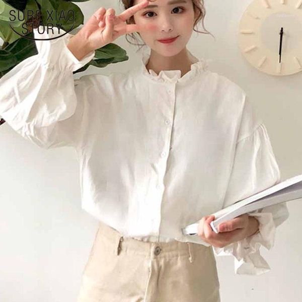 korean style white blouse women shirts womens and blouses harajuku clothes all match flare sleeve fashion chic blusas 112501
korean style white blouse women shirts womens and blouses harajuku clothes all match flare sleeve fashion chic blusas 112501