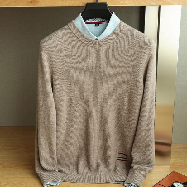 zocept 2020 new autumn winter pure cashmere pullover men's knitted o-neck solid color warm business casual sweater, White;black
zocept 2020 new autumn winter pure cashmere pullover men's knitted o-neck solid color warm business casual sweater, White;black