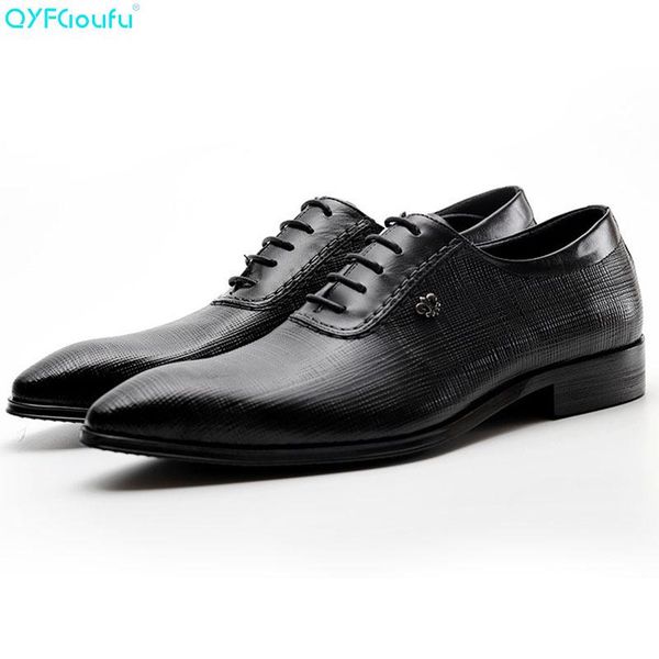 qyfcioufu new genuine cow leather pointed toe business shoes men fashion dress shoes oxfords black red wine lace-up formal
qyfcioufu new genuine cow leather pointed toe business shoes men fashion dress shoes oxfords black red wine lace-up formal