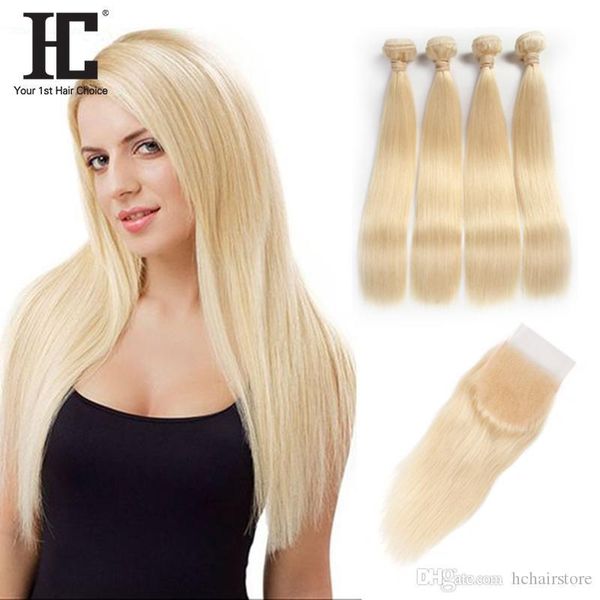 hc hair 613 straight virgin hair 4 bundles with lace closure roots blonde brazilian human hair weaves with lace frontal, Black
hc hair 613 straight virgin hair 4 bundles with lace closure roots blonde brazilian human hair weaves with lace frontal, Black