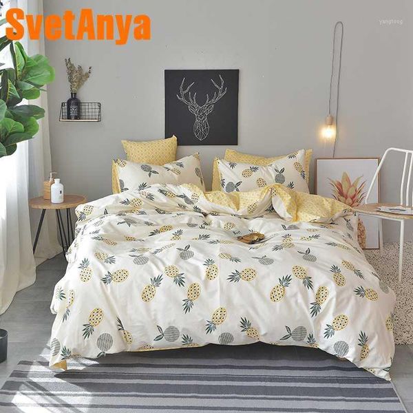 svetanya pineapple bedsheet pillowcase duvet cover sets 100% cotton bedlinen twin double king size bedding set1
svetanya pineapple bedsheet pillowcase duvet cover sets 100% cotton bedlinen twin double king size bedding set1