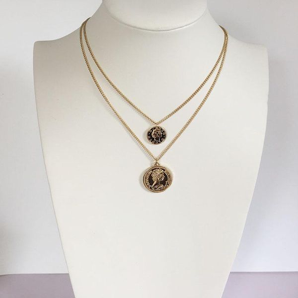 pendant necklaces vintage circle disc special coin dainty handmade for women girls, Silver
pendant necklaces vintage circle disc special coin dainty handmade for women girls, Silver