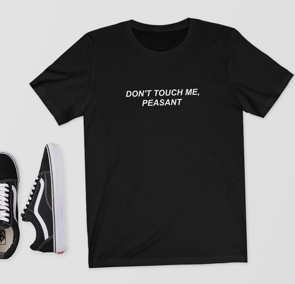 don't touch me, peasant letter print women tshirt cotton casual funny t shirt for lady girl tee hipster drop ship y-126, White
don't touch me, peasant letter print women tshirt cotton casual funny t shirt for lady girl tee hipster drop ship y-126, White
