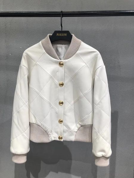 fall 2021 new haining import sheepskin leather baseball paragraph woman really small leather jacket with money, Black
fall 2021 new haining import sheepskin leather baseball paragraph woman really small leather jacket with money, Black