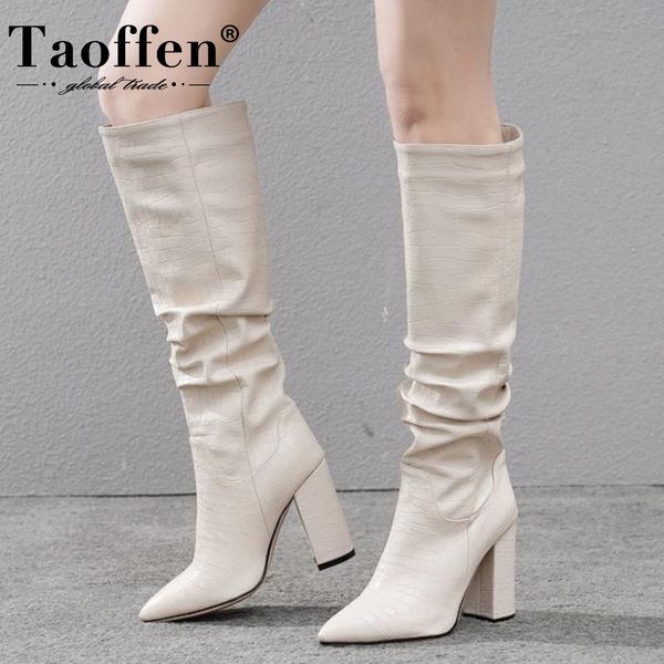taoffen women knee boots fashion pointed toe high heel winter shoes woman stone print long boot office lady footwear size 34-43 lj201130, Black
taoffen women knee boots fashion pointed toe high heel winter shoes woman stone print long boot office lady footwear size 34-43 lj201130, Black