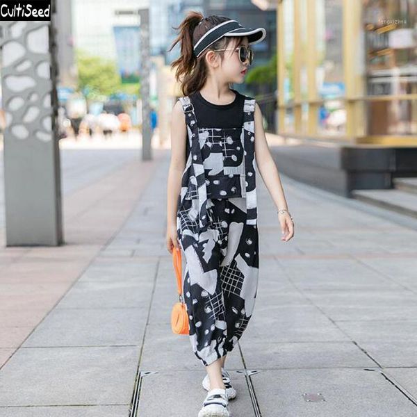 jumpsuits cultiseed girl summer overalls big children girls sleeveless t-shirt+print rompers 2pc jumpsuit set kids fashion casual overalls1, Blue
jumpsuits cultiseed girl summer overalls big children girls sleeveless t-shirt+print rompers 2pc jumpsuit set kids fashion casual overalls1, Blue