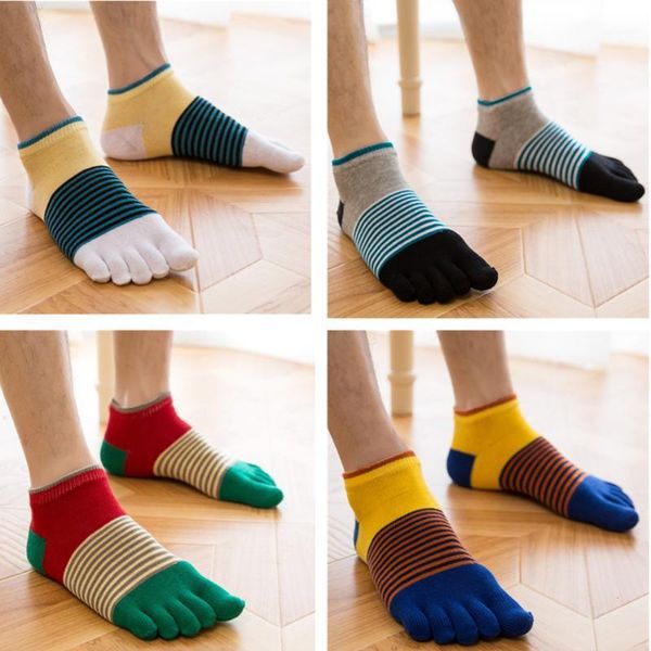3 pairs colourful men five-finger socks male cotton five toed socks short toe ankle dress 5 toe1, Black
3 pairs colourful men five-finger socks male cotton five toed socks short toe ankle dress 5 toe1, Black