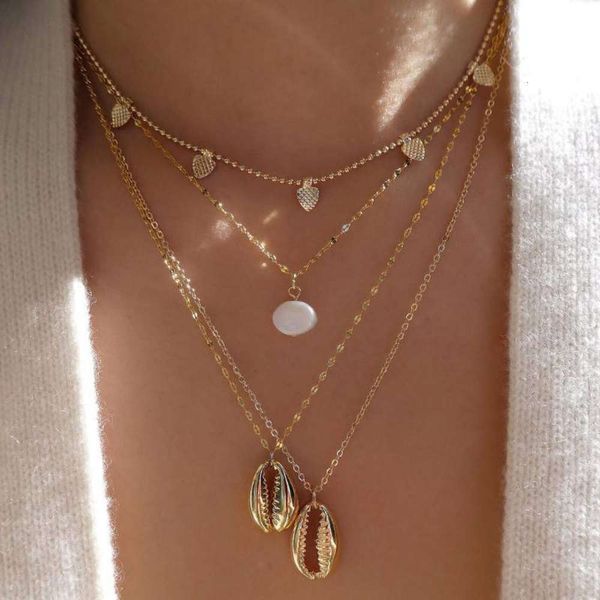 pearl jewelry series creative shell beach necklace leaves simple pendant women's necklace, Silver
pearl jewelry series creative shell beach necklace leaves simple pendant women's necklace, Silver