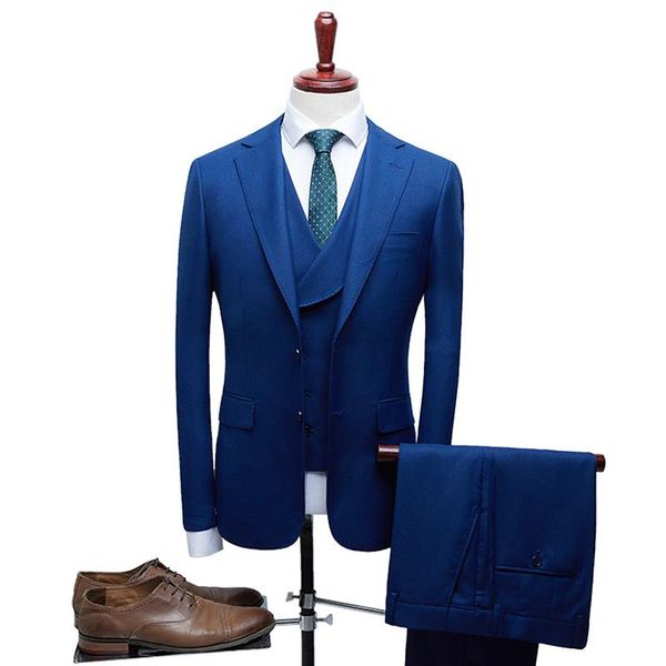 men's suits & blazers 2021 blue boutique suit wool casual dress three-piece jacket coat trousers vest formal business, White;black
men's suits & blazers 2021 blue boutique suit wool casual dress three-piece jacket coat trousers vest formal business, White;black