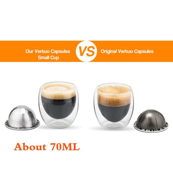 coffee filters for nespresso vertuo vertuoline plus & delonghi env150 stainless steel refillable reusable capsule pod 1021
coffee filters for nespresso vertuo vertuoline plus & delonghi env150 stainless steel refillable reusable capsule pod 1021