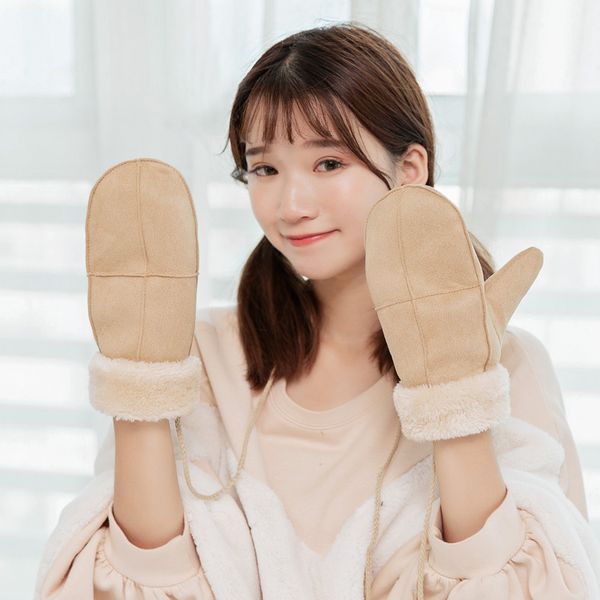 winter thick faux wool sheepskin cross halter mittens fashion wind suede leather fur women famale warmer gloves b26, Blue;gray
winter thick faux wool sheepskin cross halter mittens fashion wind suede leather fur women famale warmer gloves b26, Blue;gray