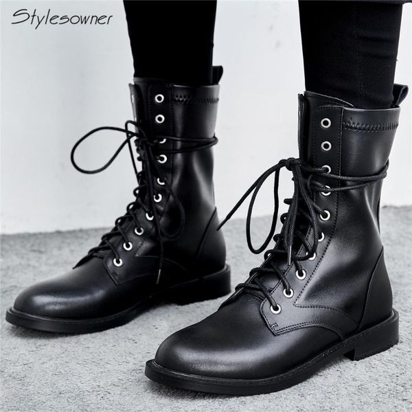 boots stylesowner women black lace up motorcycle real cow leather laces ankle short heels retro fashion brand design shoes
boots stylesowner women black lace up motorcycle real cow leather laces ankle short heels retro fashion brand design shoes