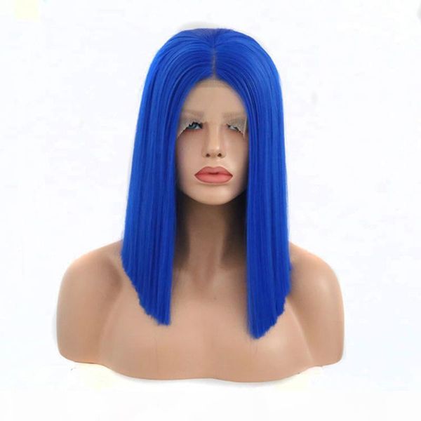 blue synthetic bob wig heat resistant fiber blue color hand tied glueless lace front short wigs for african american black women
blue synthetic bob wig heat resistant fiber blue color hand tied glueless lace front short wigs for african american black women