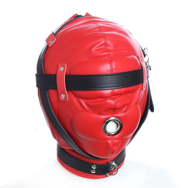 supplies hoods blindfolded mouth adjustable masks thick leather black red hooded games sedative props
supplies hoods blindfolded mouth adjustable masks thick leather black red hooded games sedative props