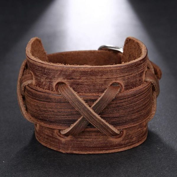 fashion rock street black brown vintage genuine leather bangles wide leather bracelet women men bracelet ethnic charm jewelry, Golden;silver
fashion rock street black brown vintage genuine leather bangles wide leather bracelet women men bracelet ethnic charm jewelry, Golden;silver