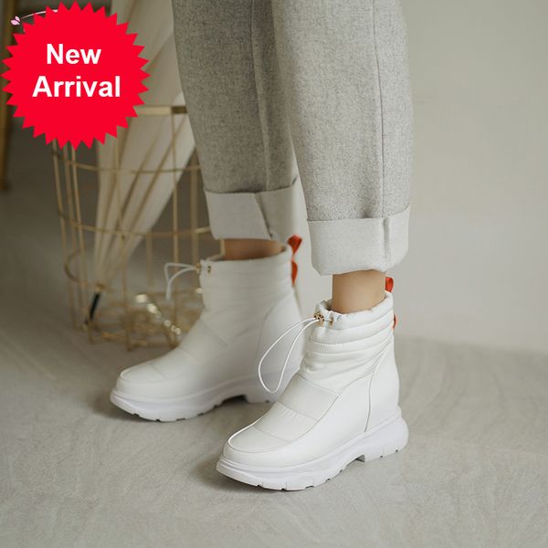 2021 the new sweet round-style footed toe snow stretch bow-up colour lace-up heel-wedge ankle boots women's shoes 19oa, Black
2021 the new sweet round-style footed toe snow stretch bow-up colour lace-up heel-wedge ankle boots women's shoes 19oa, Black