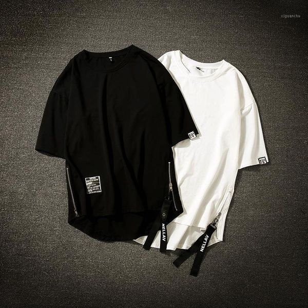 streetwear cotton men t-shirt half length tee shirt homme hip hop ribbons side-zipper short sleeve men t shirt1, White;black
streetwear cotton men t-shirt half length tee shirt homme hip hop ribbons side-zipper short sleeve men t shirt1, White;black