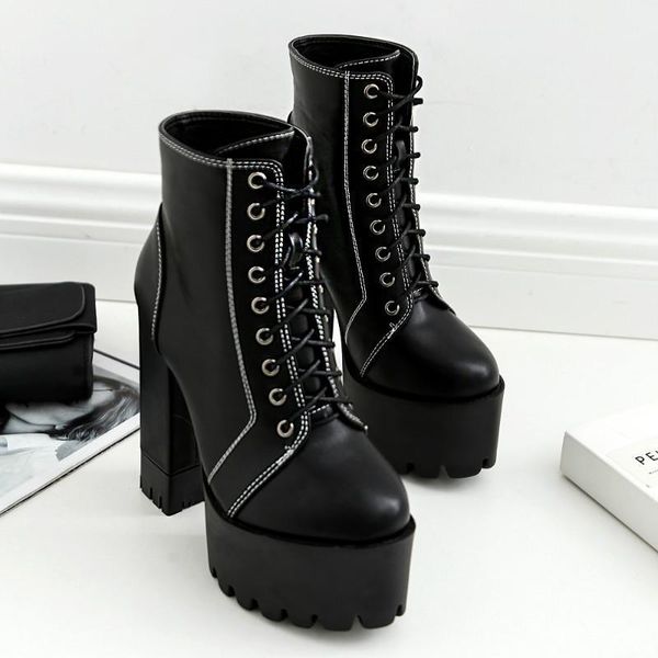 boussac black punk sewing high heel motorcycle boots women round toe platform goth boots women thick heel ankle for1
boussac black punk sewing high heel motorcycle boots women round toe platform goth boots women thick heel ankle for1