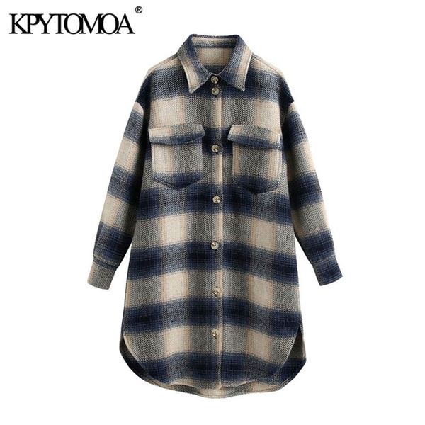 kpytomoa women 2020 fashion with pockets oversized plaid jacket coat vintage long sleeve side vents female outerwear chic lj201128, Black
kpytomoa women 2020 fashion with pockets oversized plaid jacket coat vintage long sleeve side vents female outerwear chic lj201128, Black