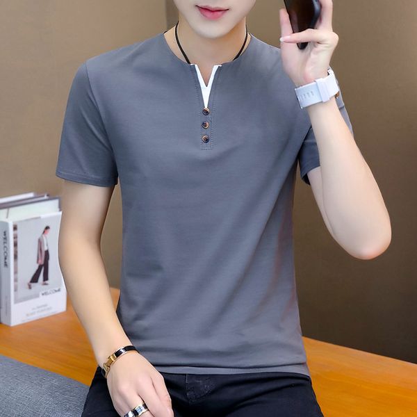 liseaven men tee shirt 2019 v neck t-shirt short sleeve t-shirts brand t shirt mens clothing & tees 1005, White;black
liseaven men tee shirt 2019 v neck t-shirt short sleeve t-shirts brand t shirt mens clothing & tees 1005, White;black