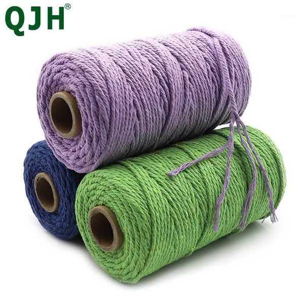 4mm 100% cotton cord colorful cord rope beige twisted craft macrame string diy home textile wedding decorative supply 110 yards1, Black;white
4mm 100% cotton cord colorful cord rope beige twisted craft macrame string diy home textile wedding decorative supply 110 yards1, Black;white