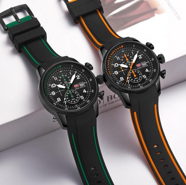 casual men watch fashion sport male wristwatch silicone strap strap calendar quartz-watch clock horloges mannens saat, Slivery;brown
casual men watch fashion sport male wristwatch silicone strap strap calendar quartz-watch clock horloges mannens saat, Slivery;brown