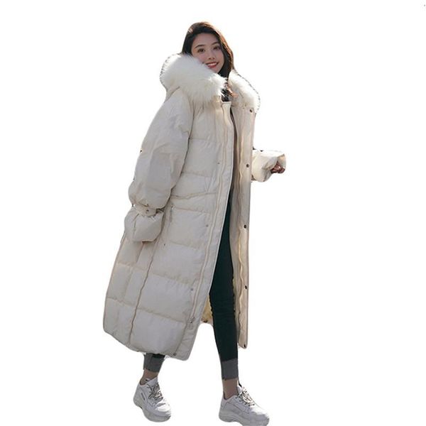2019 new coat down cotton ladies winter jacket with fur collar warm hooded female womens winter coat thicken loose outwear x120, Black
2019 new coat down cotton ladies winter jacket with fur collar warm hooded female womens winter coat thicken loose outwear x120, Black