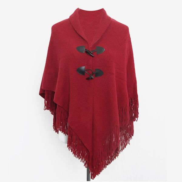 fashion women poncho tassel woman pashmina horn buttons shawls scarf female loose ponchos wrap wool cape women shawls 201026, Blue;gray
fashion women poncho tassel woman pashmina horn buttons shawls scarf female loose ponchos wrap wool cape women shawls 201026, Blue;gray
