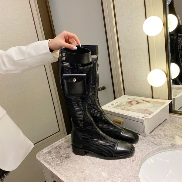 2020 women boots summer shoes autumn pumps ladies low heels shoes female air mesh designer knee-high boots plus big size #df2z, Black
2020 women boots summer shoes autumn pumps ladies low heels shoes female air mesh designer knee-high boots plus big size #df2z, Black